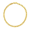 14k Yellow Gold French Cable Chain Bracelet  (2.50 mm)