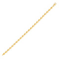 14K Yellow Gold Pebble Bead Chain (4.00 mm)