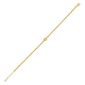 14K Yellow Gold Virgin Mary Bracelet