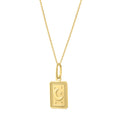 Moon and Stars Necklace in 14K Yellow Gold