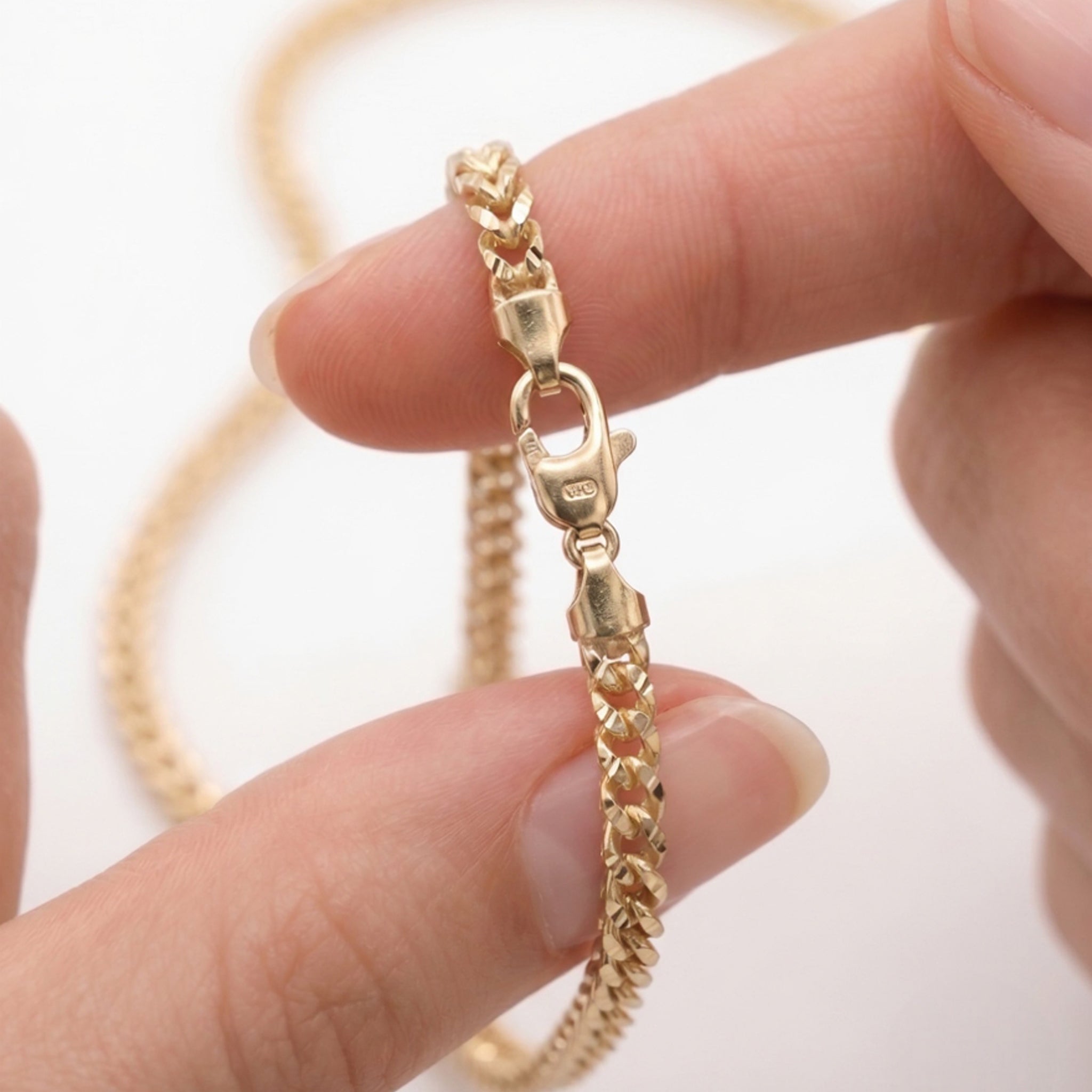 14KT Yellow Gold Franco Chain Necklace - 24 Inches